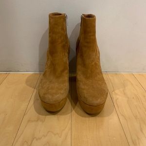 gratify cognac suede